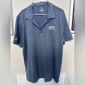 Adidas Men's corona Blue Polo Shirt